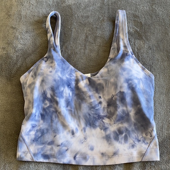 🍋LULULEMON🍋 Iced Peri Purple Align Tank Size 4 - Picture 5 of 8